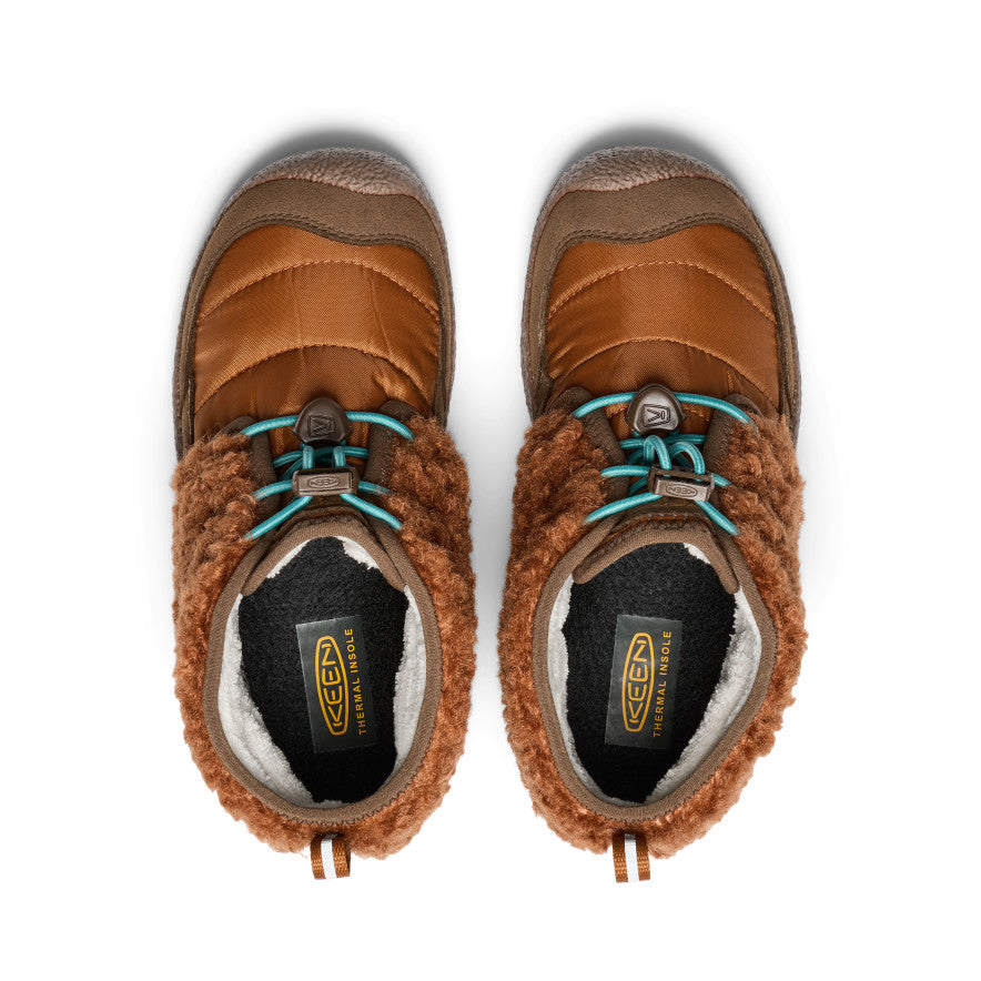 Big Kids' Howser II Waterproof Chukka | Roasted Pecan/Dark Earth - Image 4