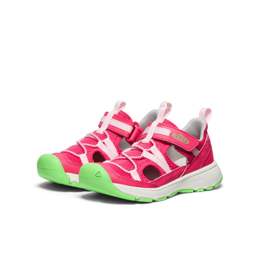 Little Kids' Motozoa Sandal | Raspberry/Giggle Pink - Image 3