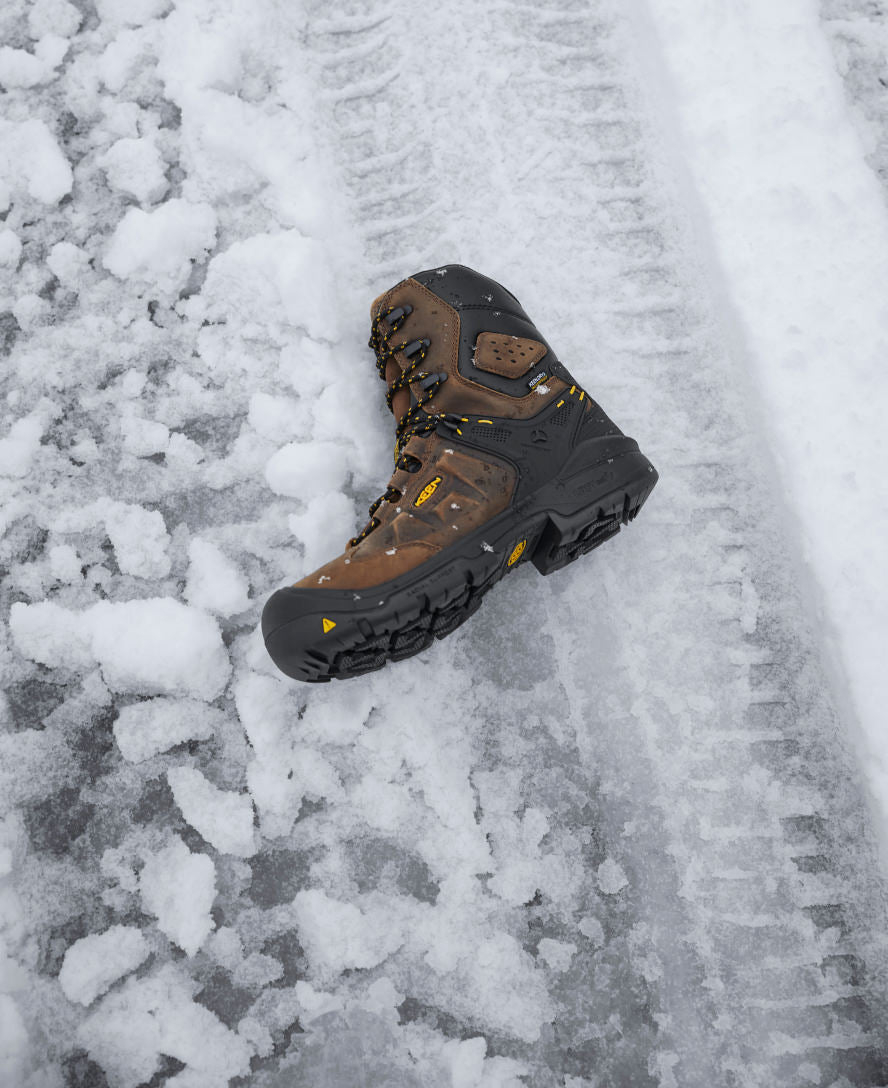 Men's Dover 8 Insulated Waterproof Boot (Carbon Toe) | Dark Earth/Black - Image 8