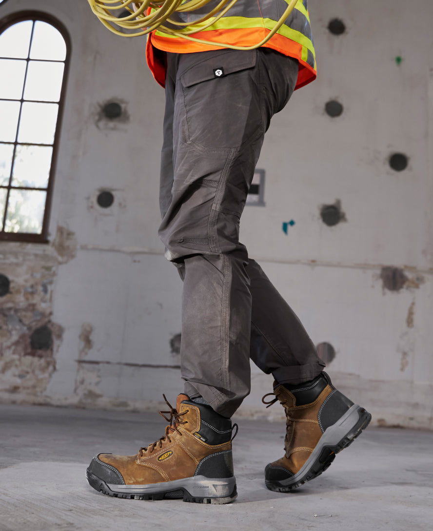 Women's Evanston 6 ESD Boot (Carbon Toe) | Bison/Black - Image 9