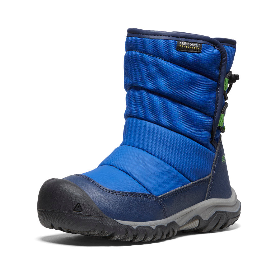 Little Kids' Puffrider Waterproof Winter Boot | Naval Academy/Surf - Image 3