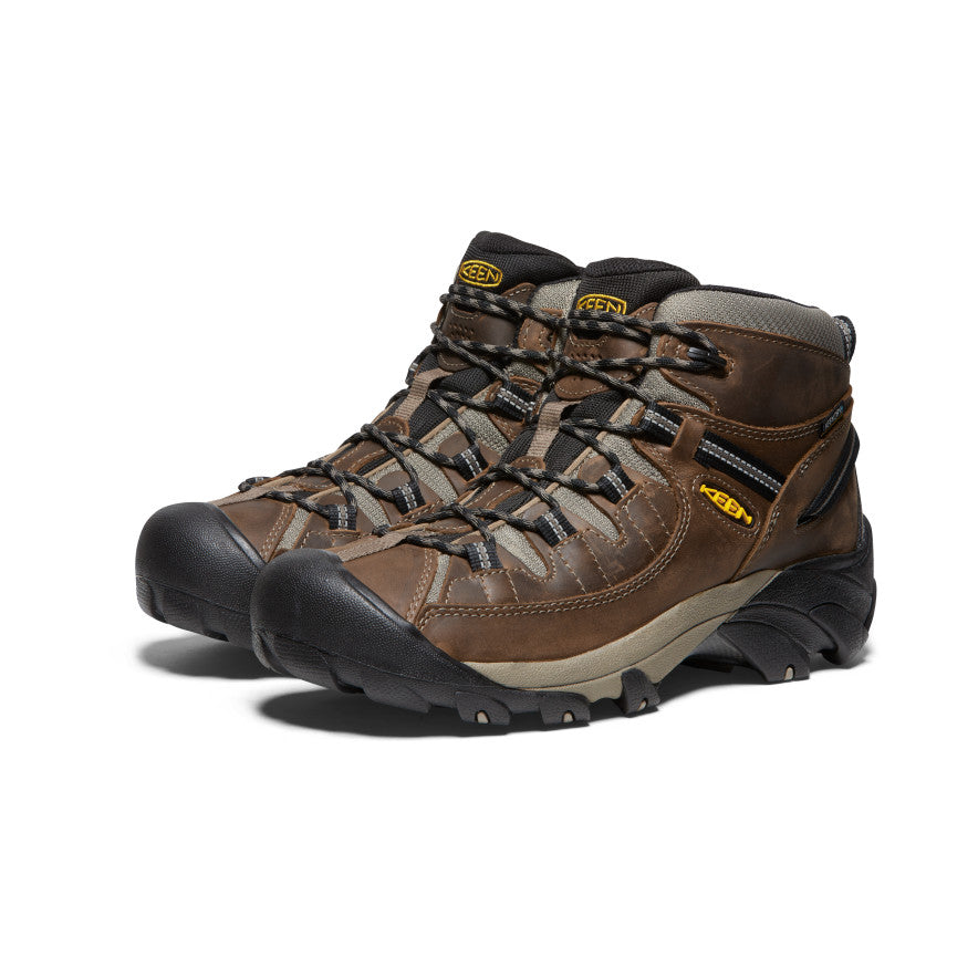 Men's Targhee II Waterproof Mid Wide | Shitake/Brindle - Image 2