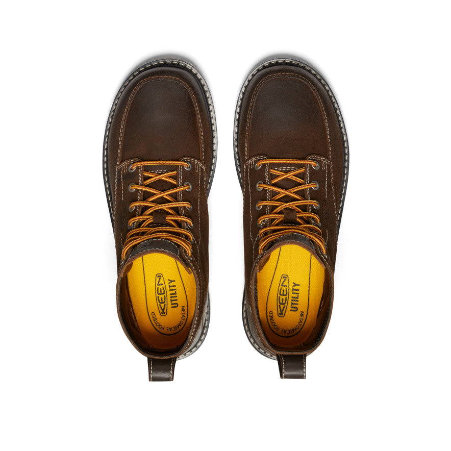 Men's San Jose 6 Boot (Soft Toe) | Coffee Bean/Star White - Image 4