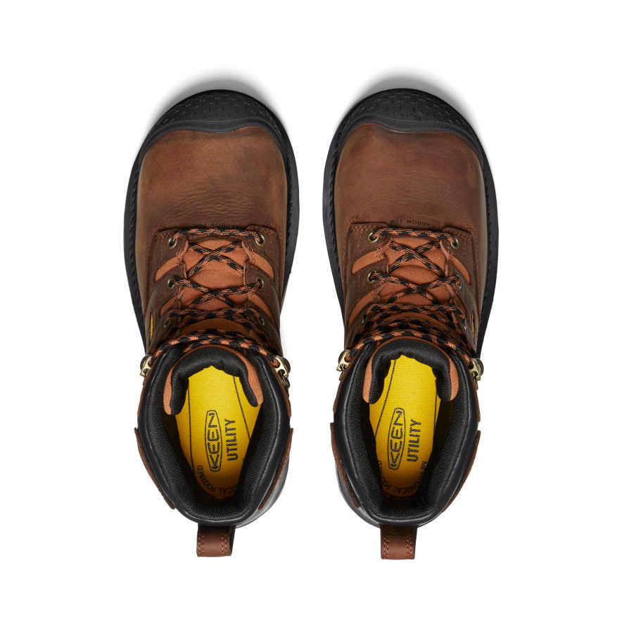 Men's Camden 6 Waterproof Boot INT MET (Carbon Toe) | Leather Brown/Black - Image 4