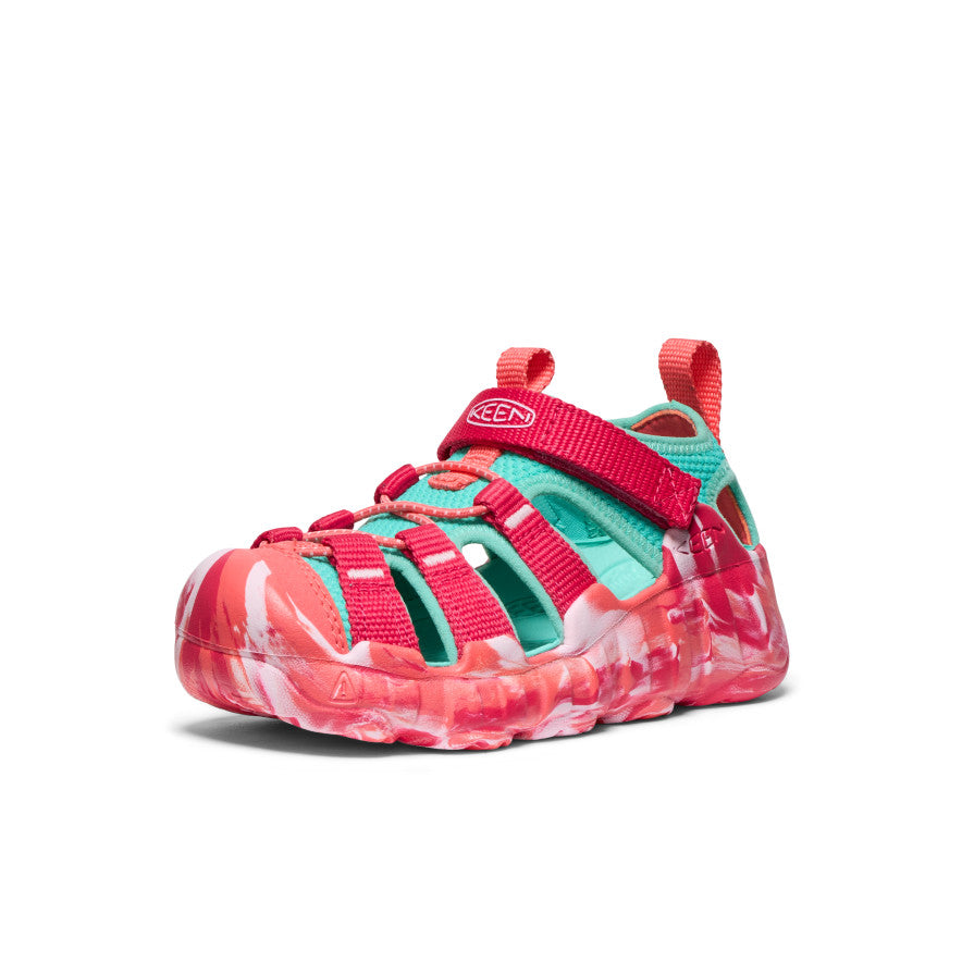 Little Kids' Hyperport H2 Sandal | Raspberry/Pool Blue - Image 3