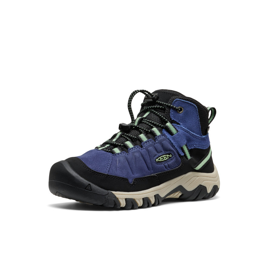 Big Kids' Targhee IV Waterproof Hiking Boot | Skipper Blue/Hemlock - Image 3