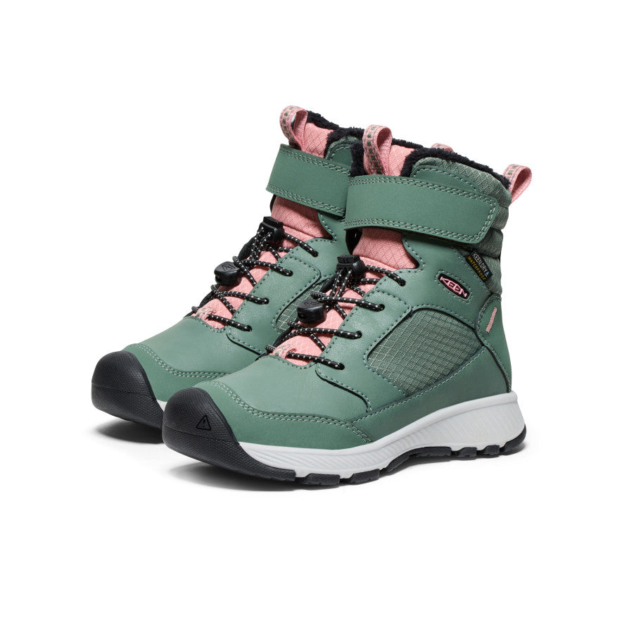 Little Kids' Skua Waterproof Winter Boot | Dark Forest/Rose Elegance - Image 2