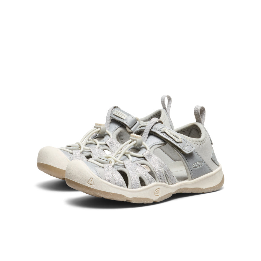 Little Kids' Moxie Sandal | Silver - Image 2