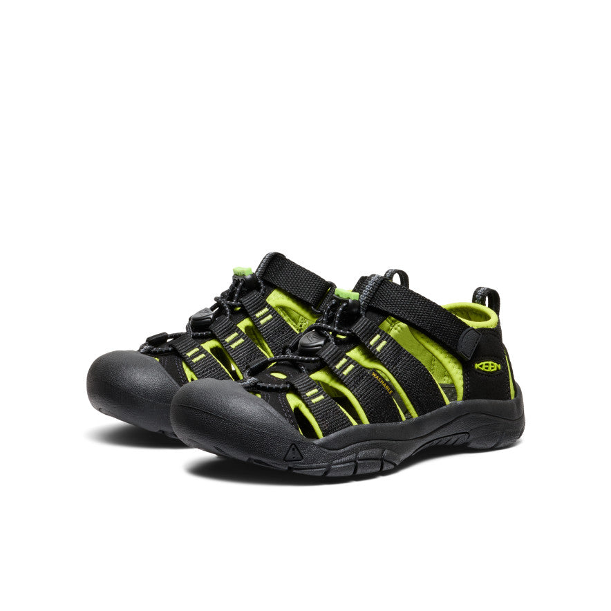 Big Kids' Newport H2 | Black/Lime Green - Image 3