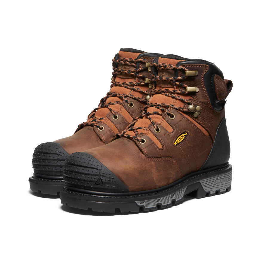 Men's Camden 6 Waterproof Boot INT MET (Carbon Toe) | Leather Brown/Black - Image 2