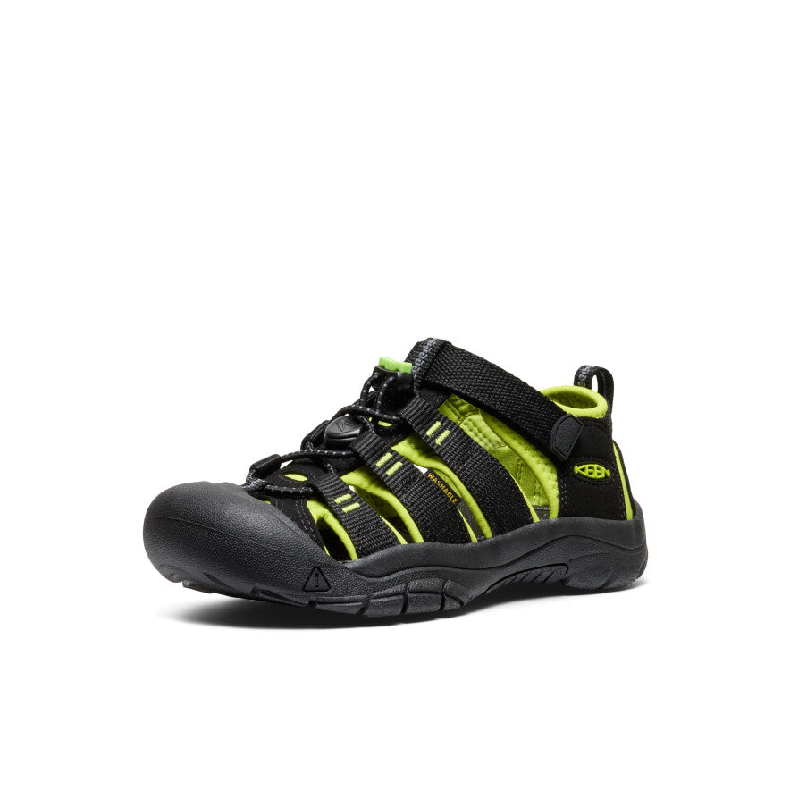 Big Kids' Newport H2 | Black/Lime Green - Image 2