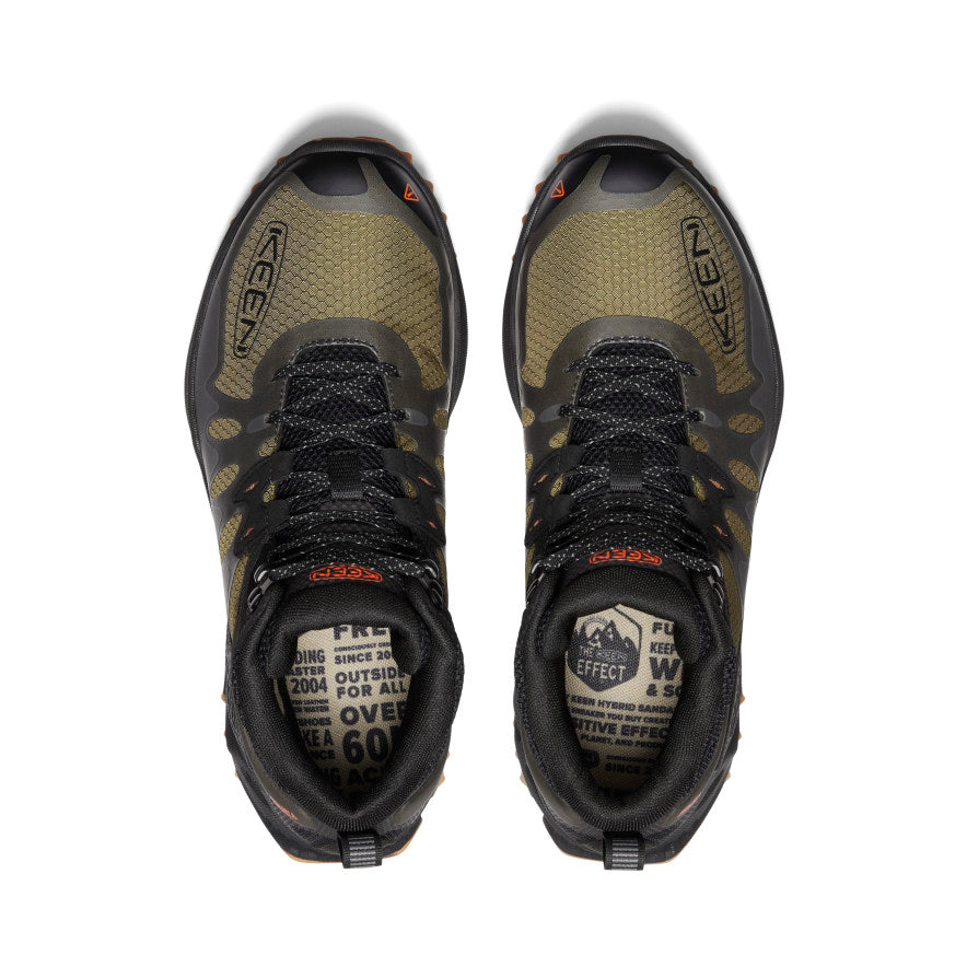 Men's Zionic Waterproof Hiking Boot | Dark Olive/Scarlet Ibis - Image 4