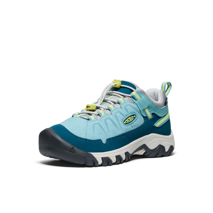 Big Kids' Targhee IV Waterproof Hiking Shoe | Reef Waters/Daiquiri Green - Image 3