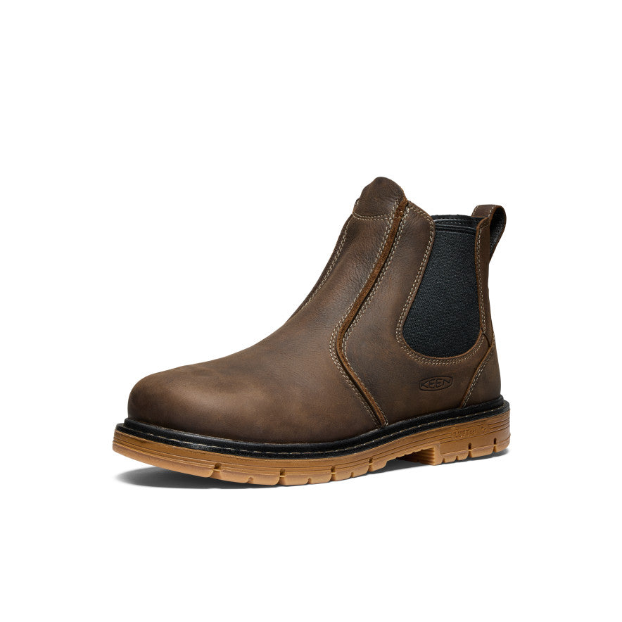 Men's San Jose Chelsea 90?? Heel Boot (Aluminum Toe) | Cascade Brown/Gum - Image 3