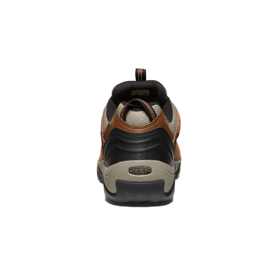 Men's Headout Waterproof Hiking Shoe | Bison/Fossil Orange - Image 5