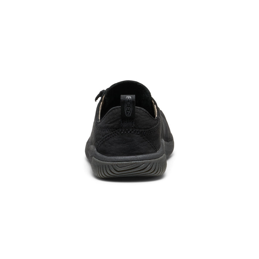 Little Kids' KNX Leather Sneaker | Triple Black - Image 5