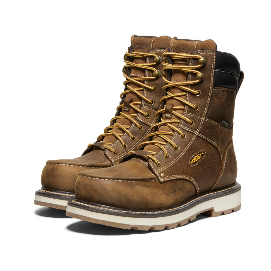 Men's Cincinnati 8 Waterproof 90° Heel Boot (Carbon Toe) | Belgian/Sandshell - Image 2