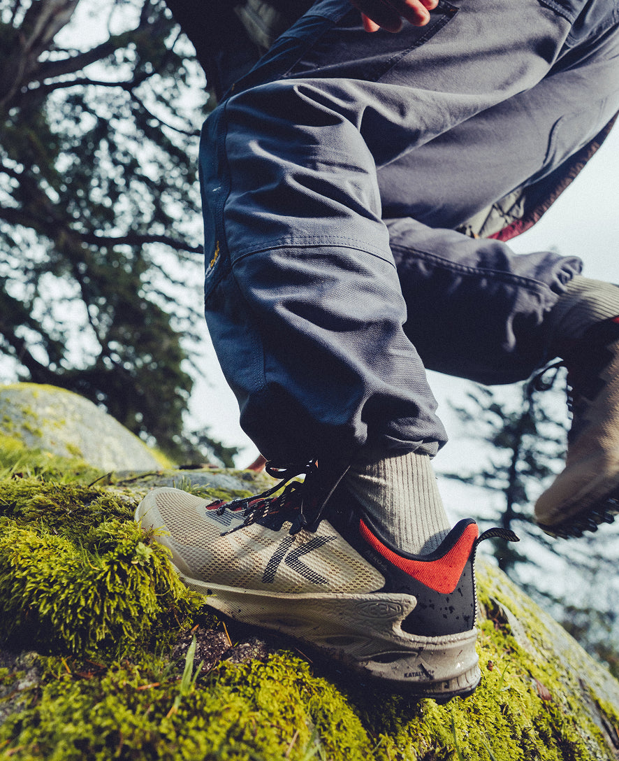 Men's Zionic NXT Waterproof Hiking Shoe | Safari/Red Ochre - Image 8