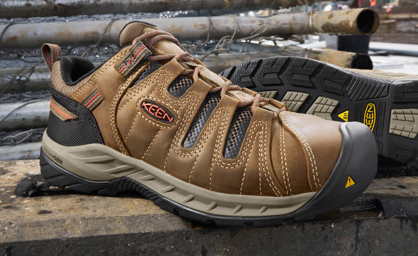 Men's Flint II (Steel Toe) | Gargoyle/Paloma - Image 6