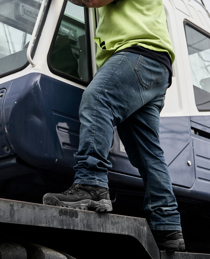 Men's Pittsburgh Energy 6 Waterproof Boot (Carbon Toe) | Black/Forged Iron - Image 7