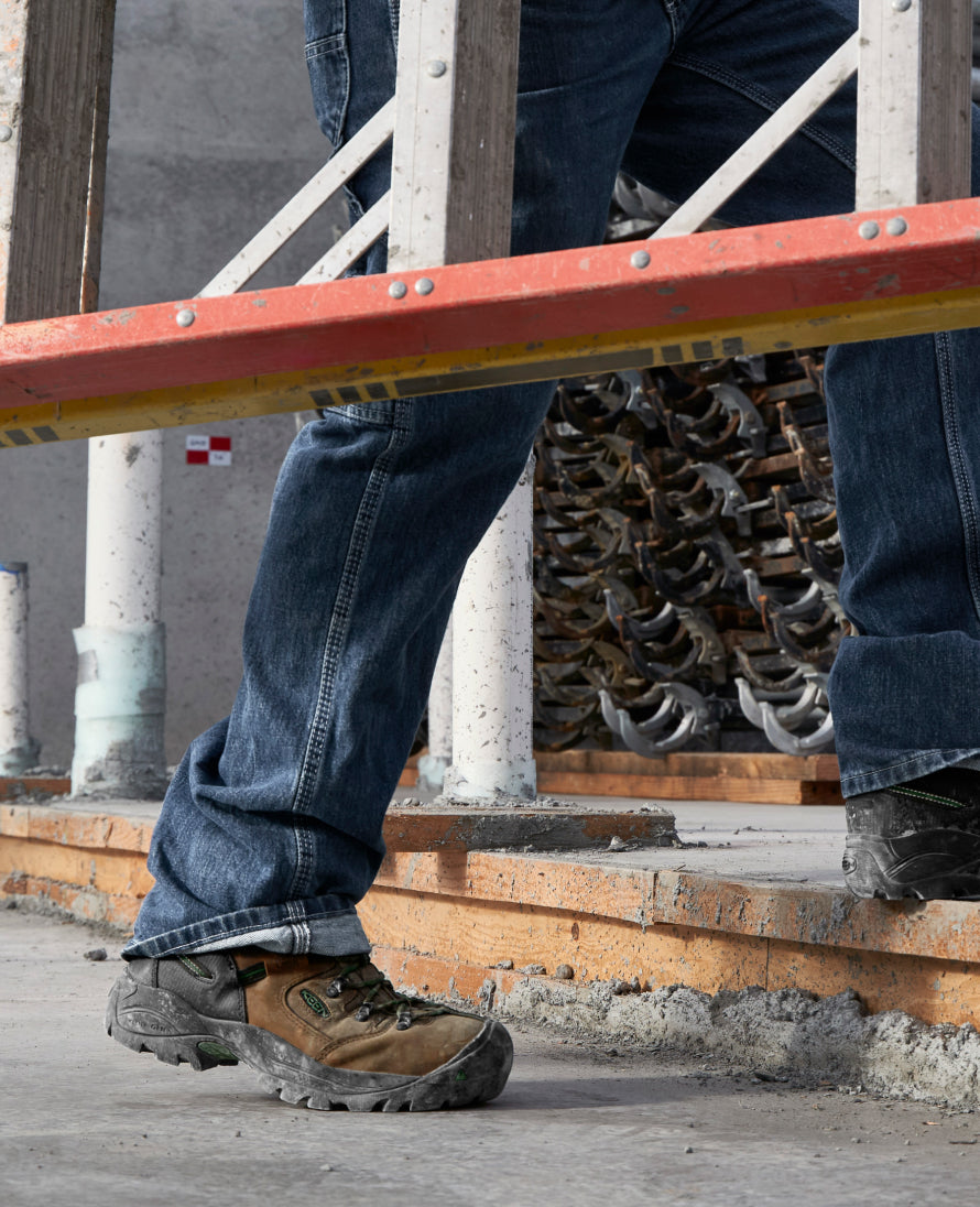 Men's Pittsburgh Energy 6 Waterproof Boot (Carbon Toe) | Cascade Brown/Greener Pastures - Image 8