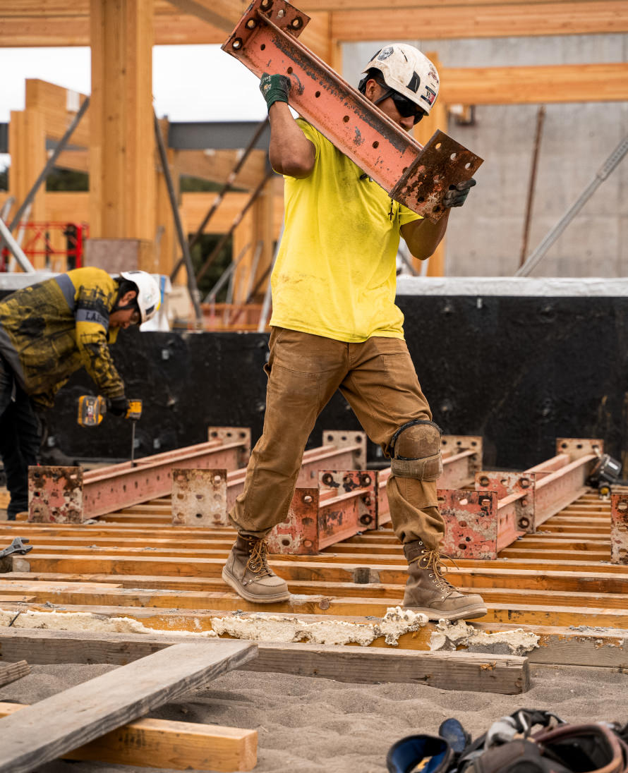 Men's Liberty 8 Waterproof Boot (Carbon Toe) | Chestnut/Gum - Image 8