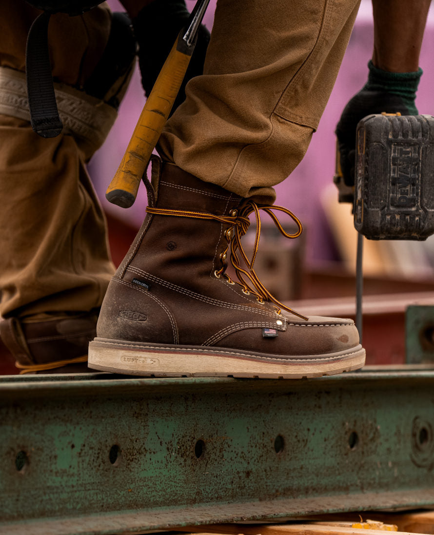 Men's Liberty 8 Waterproof Boot (Carbon Toe) | Chestnut/Gum - Image 9