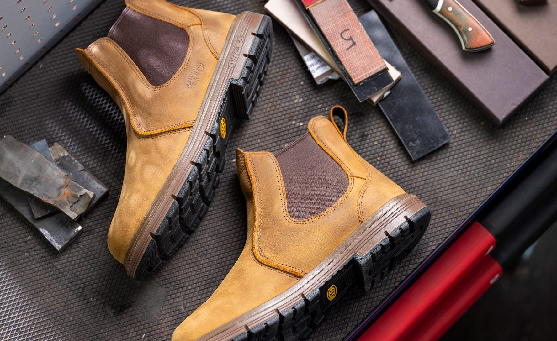 Men's San Jose Chelsea 90?? Heel Boot (Soft Toe) | Belgian/Gum - Image 7