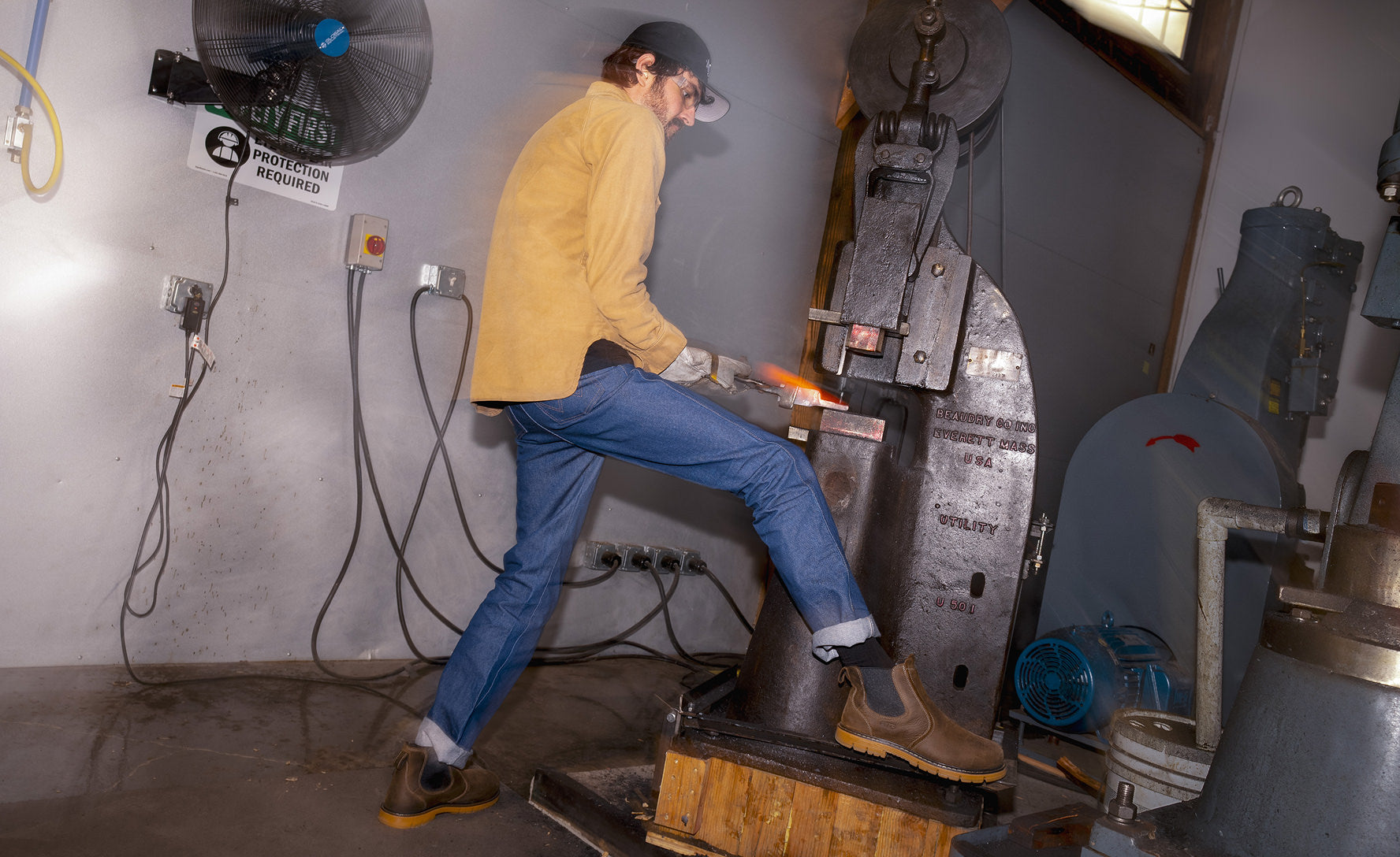 Men's San Jose Chelsea 90?? Heel Boot (Aluminum Toe) | Cascade Brown/Gum - Image 7