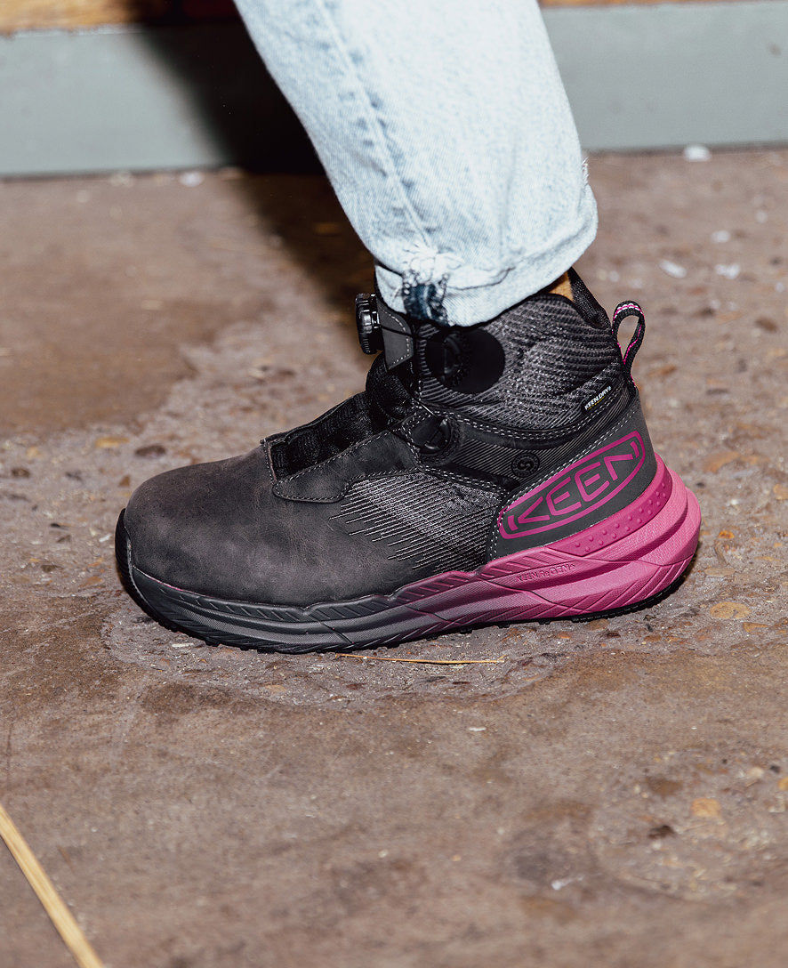 Women's Snapline RF Waterproof Boot (Carbon Toe) | Magnet/Black - Image 9