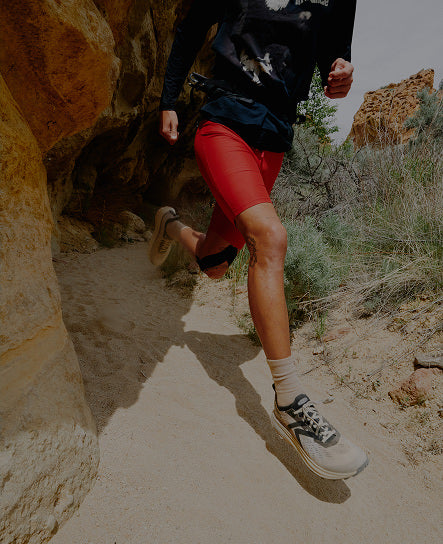 Men's Seek Trail Running Shoe | Black/Sunset Sand - Image 9