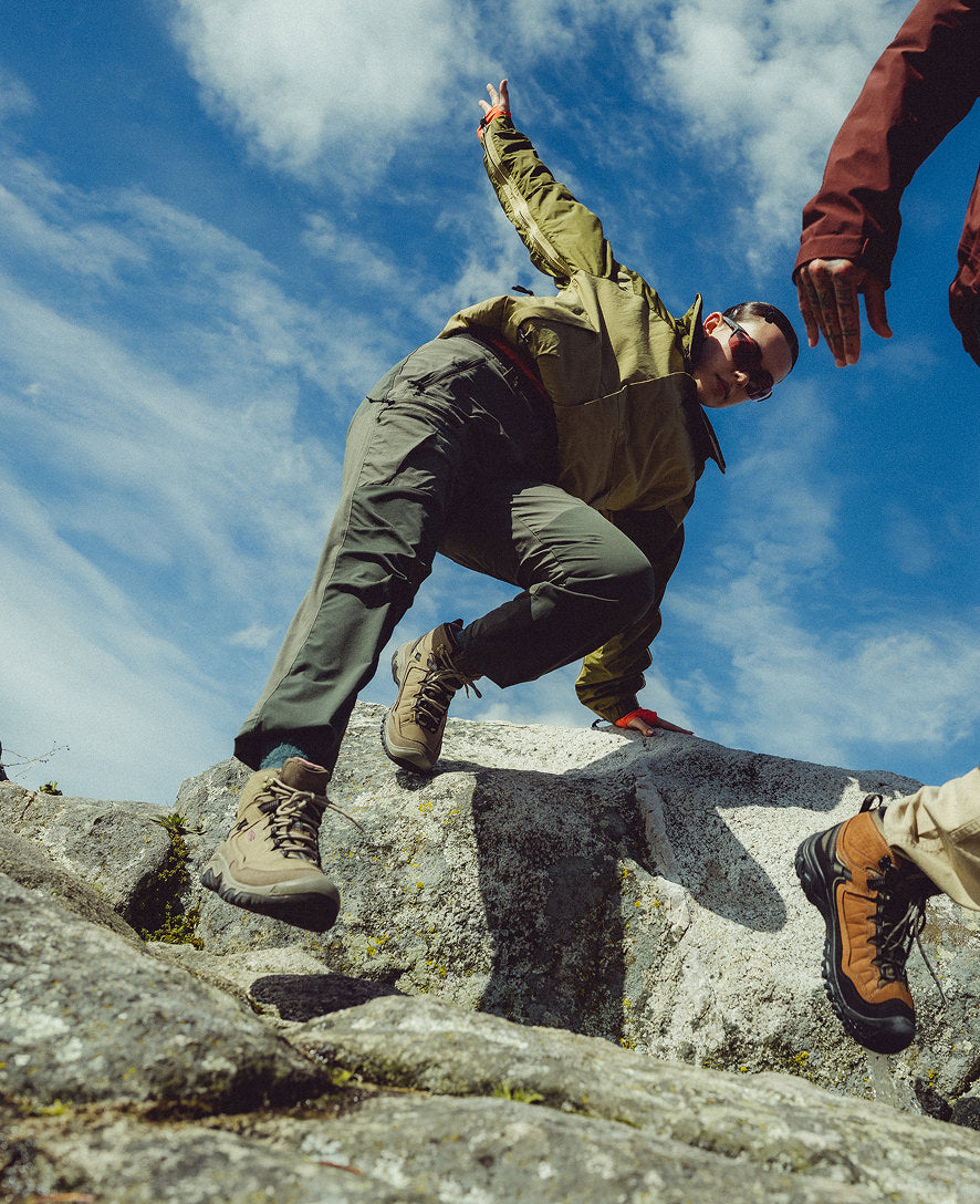 Women's Targhee IV Waterproof Hiking Boot | Safari/Reef Waters - Image 9