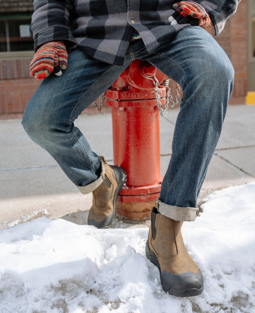 Men's Revel IV Waterproof Chelsea | Canteen/Black - Image 8