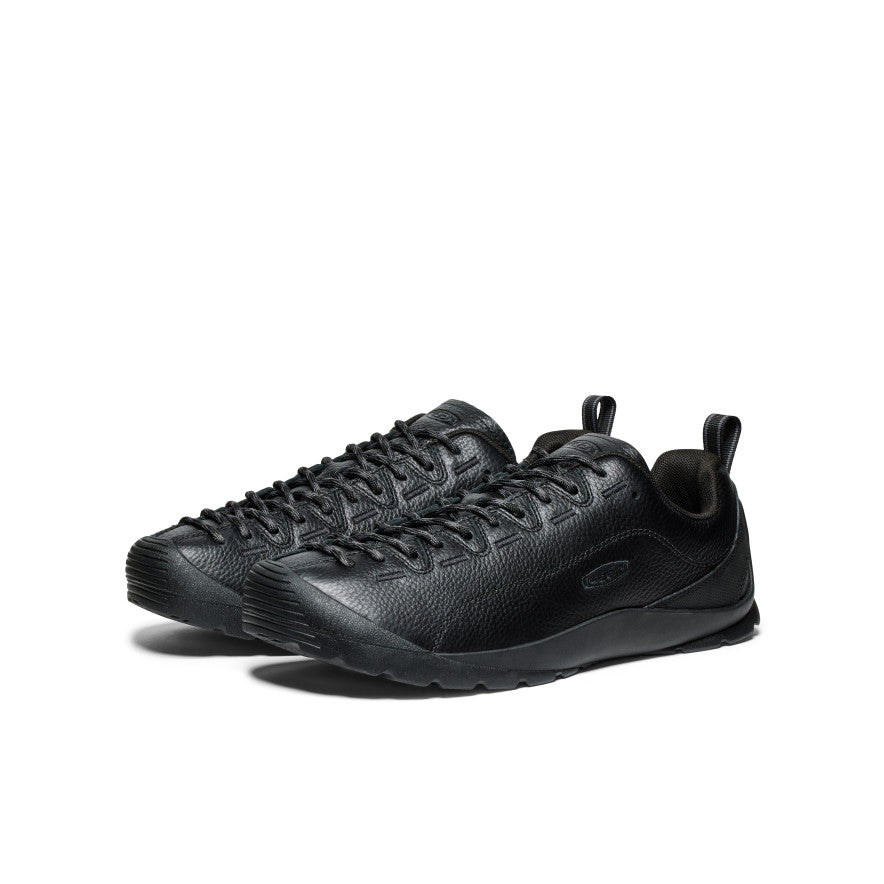 Men's Jasper Sneaker | Black Smooth Leather - Image 3