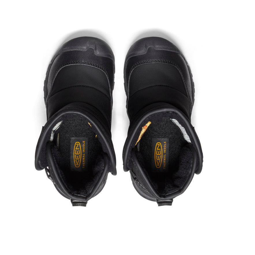 Little Kids' Puffrider Waterproof Winter Boot | Black/Steel Grey - Image 4