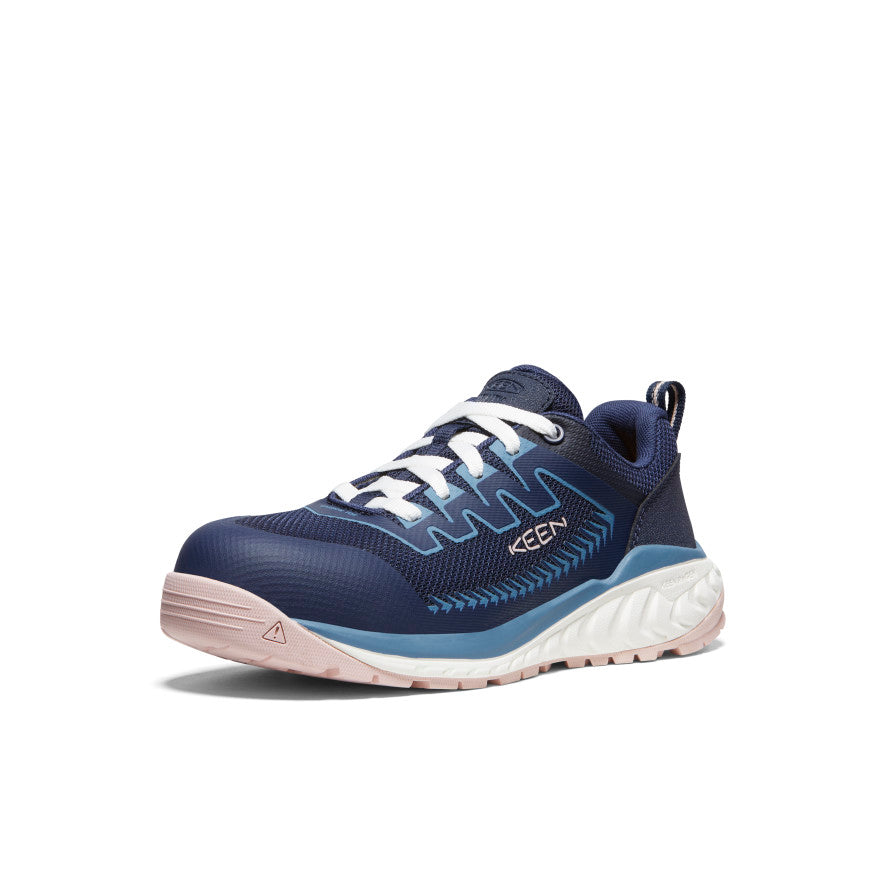 Women's Arvada Work Sneaker (Carbon Toe) | Naval Academy/Peach Whip - Image 3
