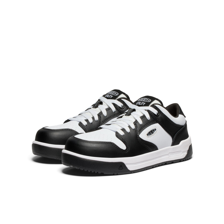 Women's Overton Work Shoe (Carbon Toe) | Star White/Black - Image 2