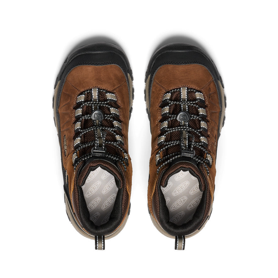 Big Kids' Targhee IV Waterproof Hiking Boot | Bison/Brindle - Image 4