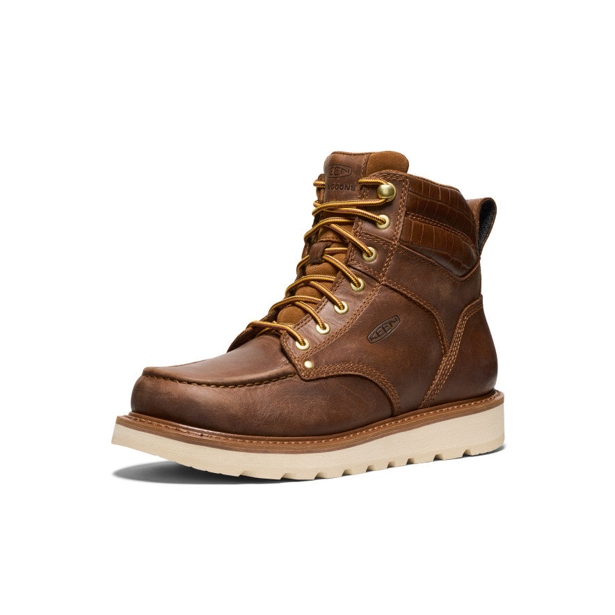 Men's Cincinnati 6 Boot (Soft Toe) x Noon Goons | Leather Brown/Off White - Image 3