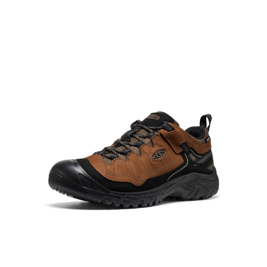 Men's Targhee IV Waterproof Hiking Shoe | Bison/Black - Image 3