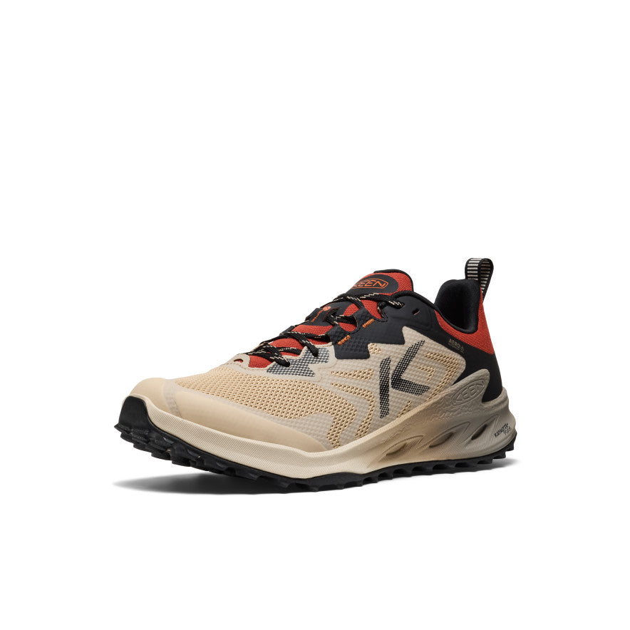 Men's Zionic NXT Waterproof Hiking Shoe | Safari/Red Ochre - Image 3